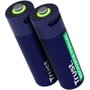 Trust Pack de 2 Pilas Recargables AA USB-C 1700 mAh